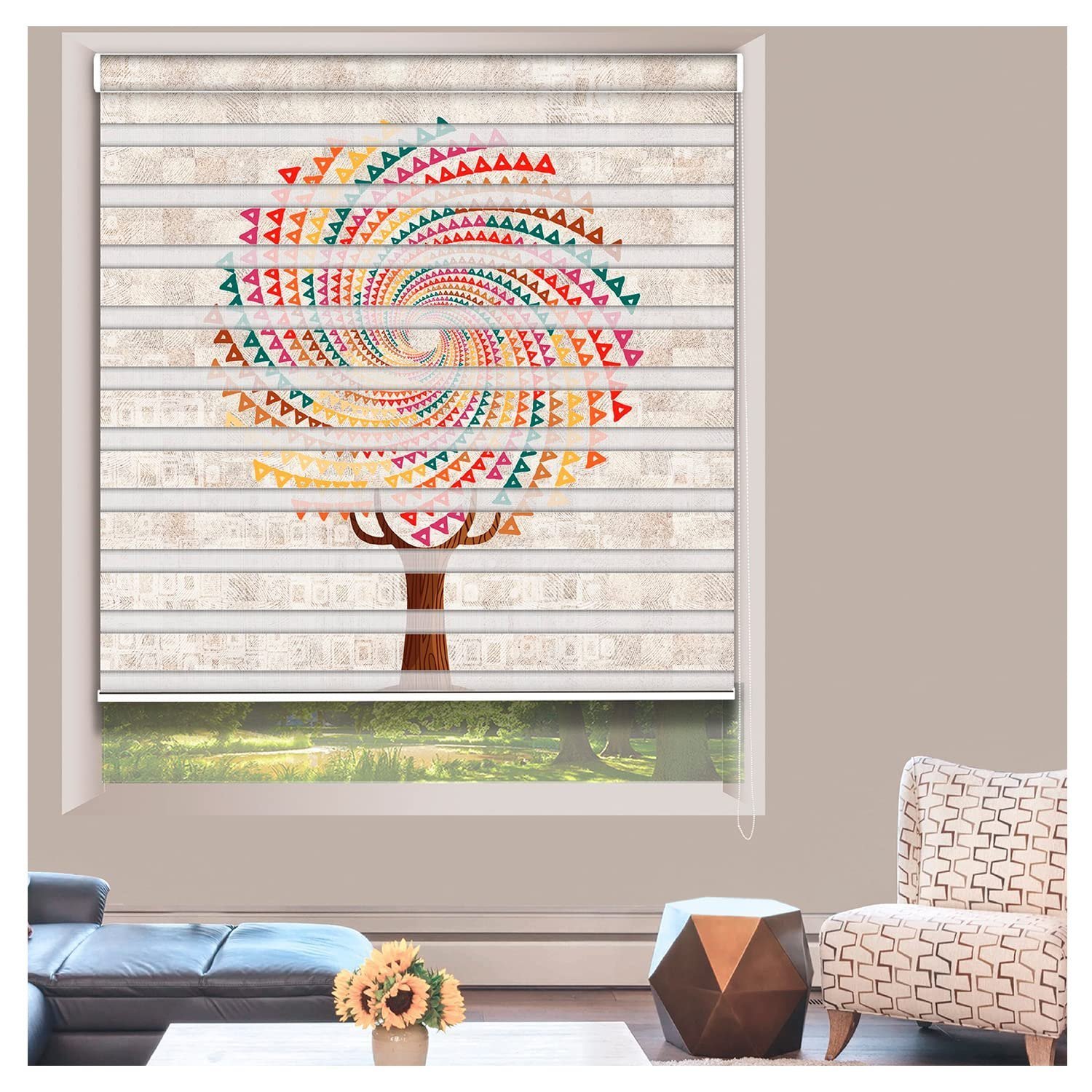 Printed Zebra & Triple Blinds