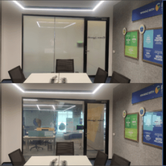 SWITCHABLE GLASS FILM